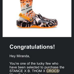 Stance X B. Thom X Crocs
ClassicClog